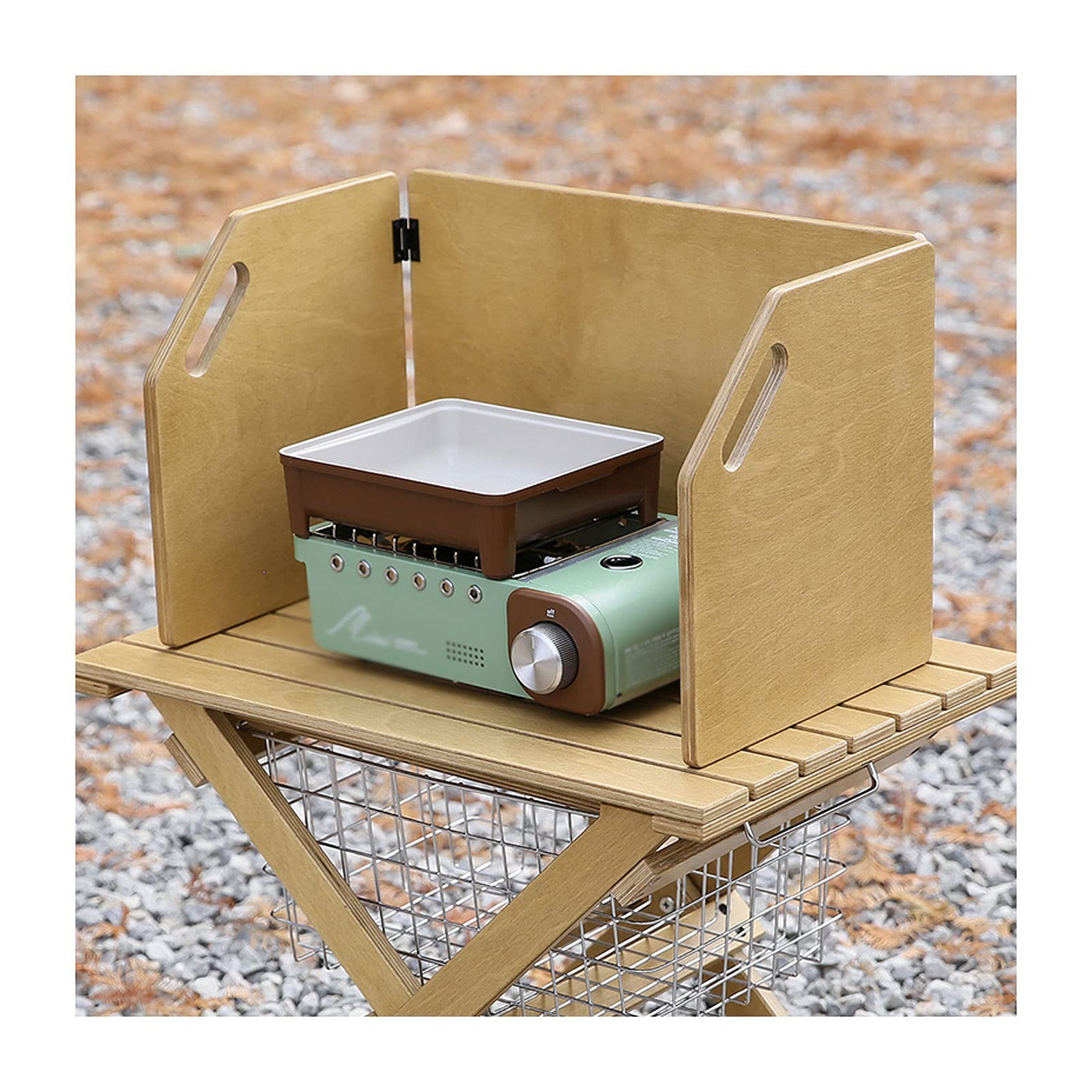 Amazon.com: Splatter Shield 3 Sided Folding Outdoor Stove